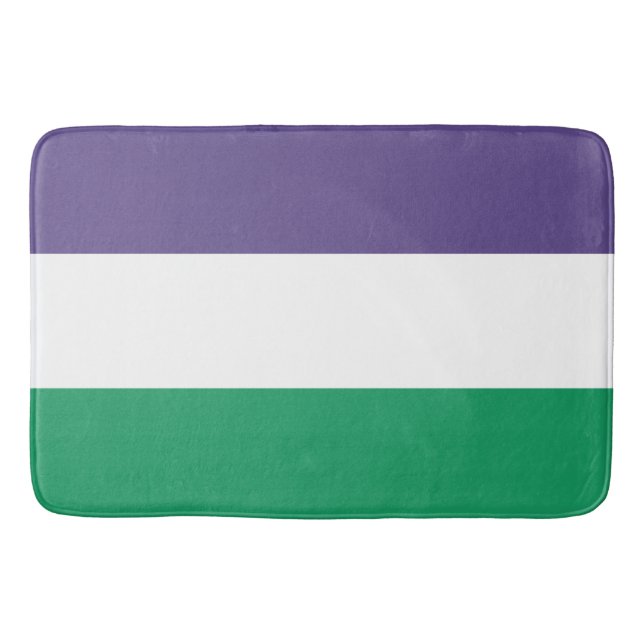 Alfombrilla De Baño Bandera Suffragette (Anverso)