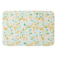Bañera con estampado Terrazo verde y oro