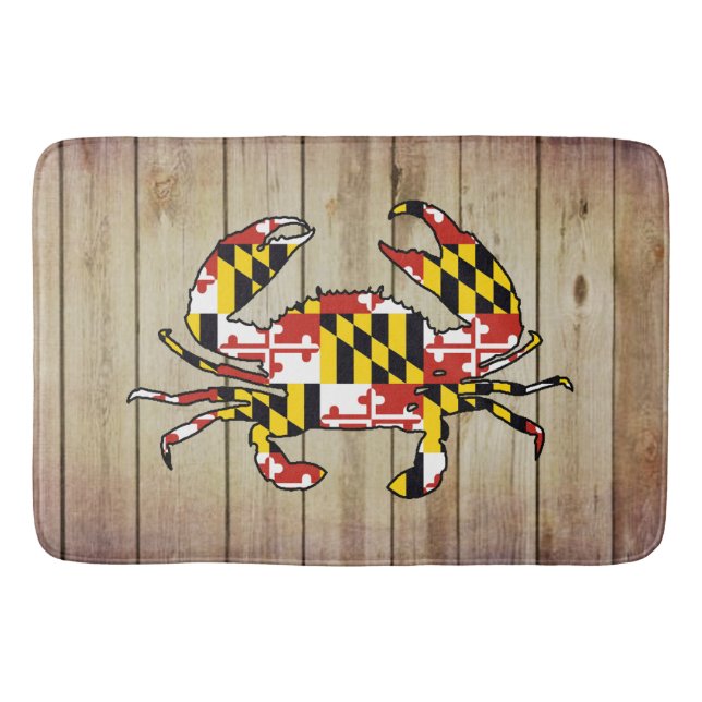 Alfombrilla De Baño Bañera de la bandera de Maryland (Anverso)