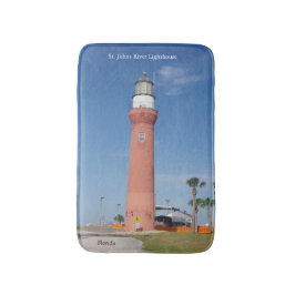 Alfombrilla De Baño Bañera del faro del río St. Johns