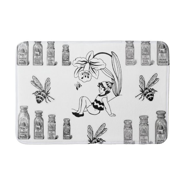 Alfombrilla De Baño baño de abejorro (Anverso)