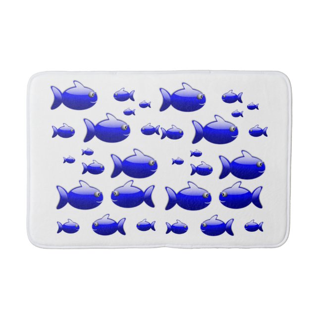 Alfombrilla De Baño Baño de pescado Bathmat (Anverso)