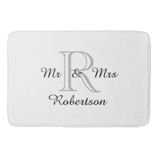 Alfombrilla De Baño BAÑO ELEGANTE MAT_ " Sr. y señora"
