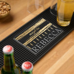 Alfombrilla De Baño Bar o Bat Mitzvah Gold Tallit<br><div class="desc">Bar o Bat Mitzvah Molded PVC Bar Mat, Gold Tallit Personalizan borrando texto y agregando el suyo propio. Elija su estilo de fuente, color y tamaño favoritos. Todos los elementos de diseño se pueden editar y transferir a otros productos de Zazzle. ¡Mazel Tov! Estilo: Moldeado PVC Bar Mat Añadir un...</div>