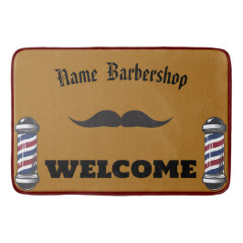 Alfombrilla De Baño Barber Shop Bienvenida Barbershop Hair Style DIY N
