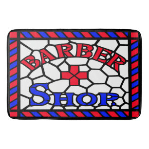 Alfombrilla De Baño Barbershop StainGlass