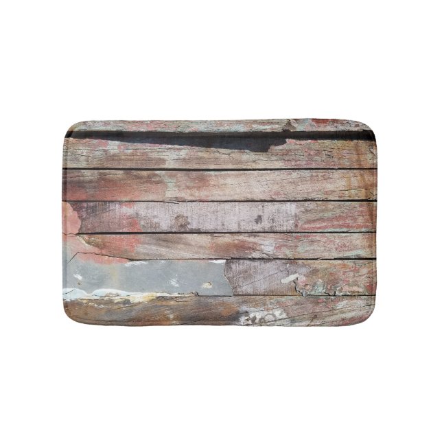 Alfombrilla De Baño Barca rústica de madera antigua (Anverso)