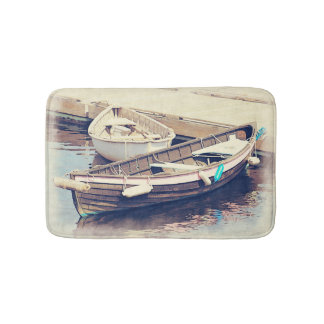Alfombrilla De Baño Barcos Antiguos de Maine Náuticos