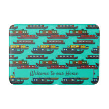 Barcos Coloridos de la lancha de la casa