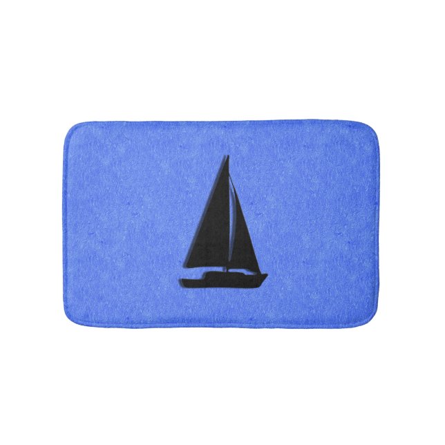 Alfombrilla De Baño Barcos de vela (Anverso)