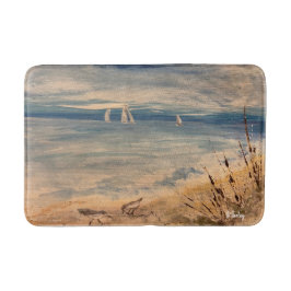 Alfombrilla De Baño Barcos de vela Bath Mat