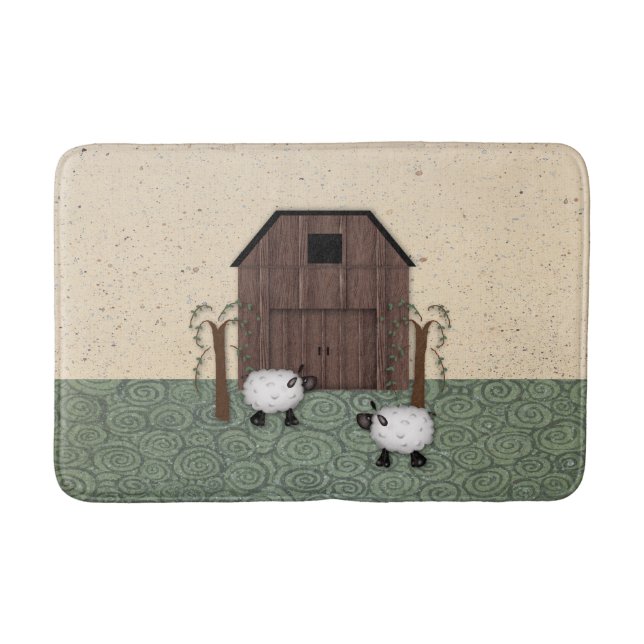 Alfombrilla De Baño Barn Sheep Bath Mat (Anverso)