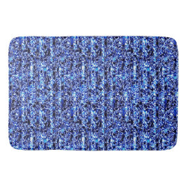 Alfombrilla De Baño Barniz azul y negro