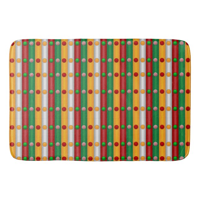 Alfombrilla De Baño Barras de navidades (Anverso)