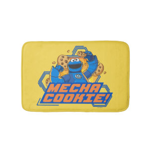 Alfombrilla De Baño Barrio Sésamo Monstruo de la galleta Mecha Cooki