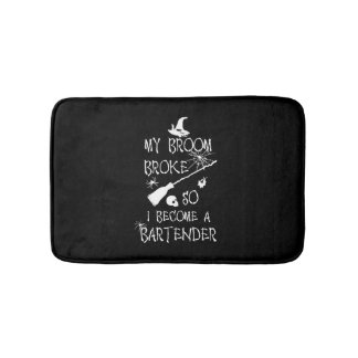 Alfombrilla De Baño Bartender Halloween