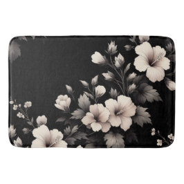 Alfombrilla De Baño Bashful Hibiscus
