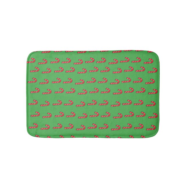 Alfombrilla De Baño Bastón de Caramelo (Anverso)