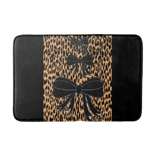 Alfombrilla De Baño bata de leopardo