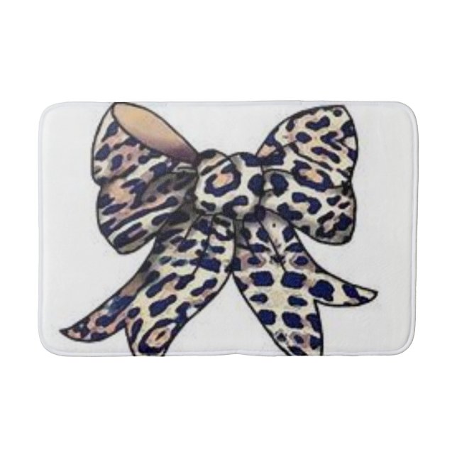 Alfombrilla De Baño bata de leopardo (Anverso)