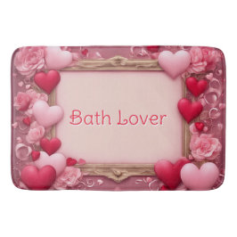 Alfombrilla De Baño Bath Lover Valentine's Bath Mat