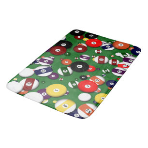 Alfombrilla De Baño Bath Mat - Billiards