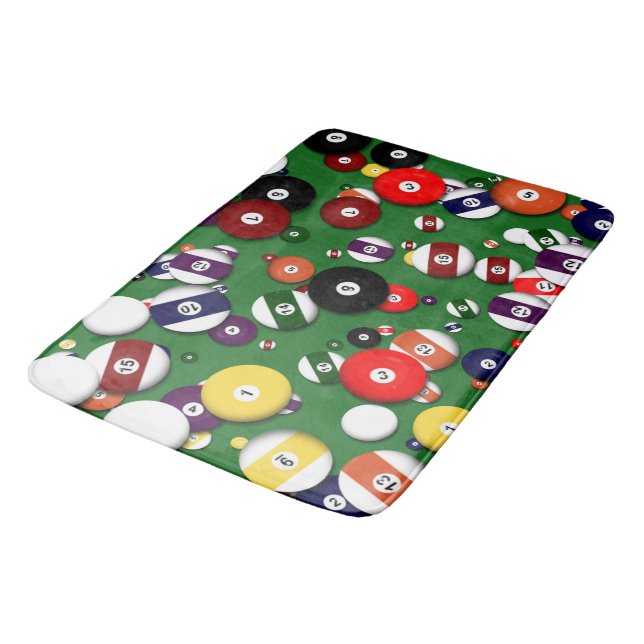 Alfombrilla De Baño Bath Mat - Billiards (Angular)