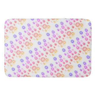 Alfombrilla De Baño Bath Mat - Burbujas en rosa y azul