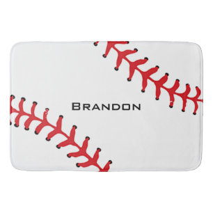 Alfombrilla De Baño Bath Mat de diseño de béisbol