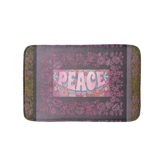 Alfombrilla De Baño Bath Mat de paz (Anverso)
