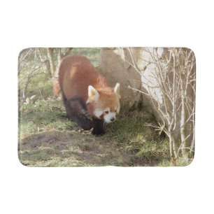 Alfombrilla De Baño Bath Mat Foto panda roja , animales 0126.