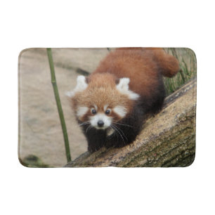 Alfombrilla De Baño Bath Mat Foto panda roja , animales 0127.