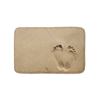 Alfombrilla De Baño Bath Mat - Huella en la arena