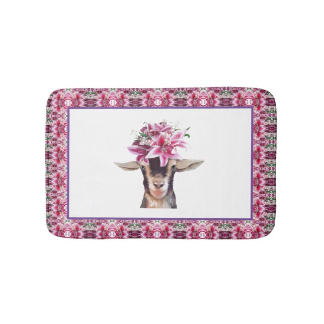 Alfombrilla De Baño Bath Mat Lilly la cabra (Anverso)