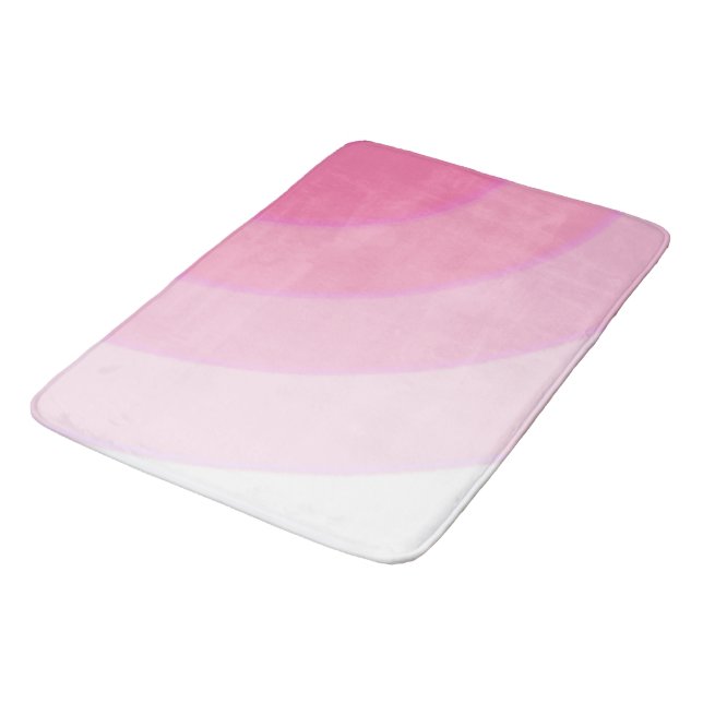 Alfombrilla De Baño Bath Mat rosa de Swirls (Angular)