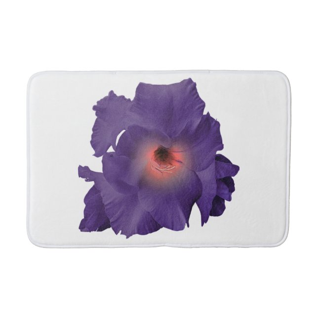 Alfombrilla De Baño Bath Mat Sword Lily Indigo Pink (Anverso)