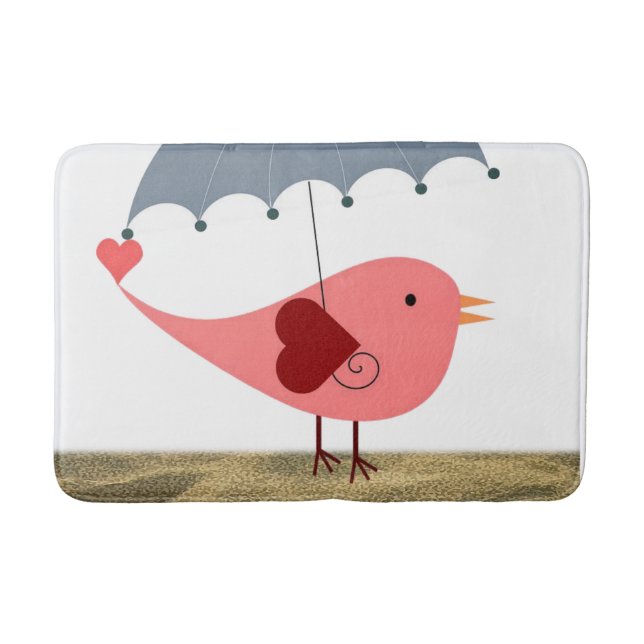 Alfombrilla De Baño Bathmat Bird (Anverso)