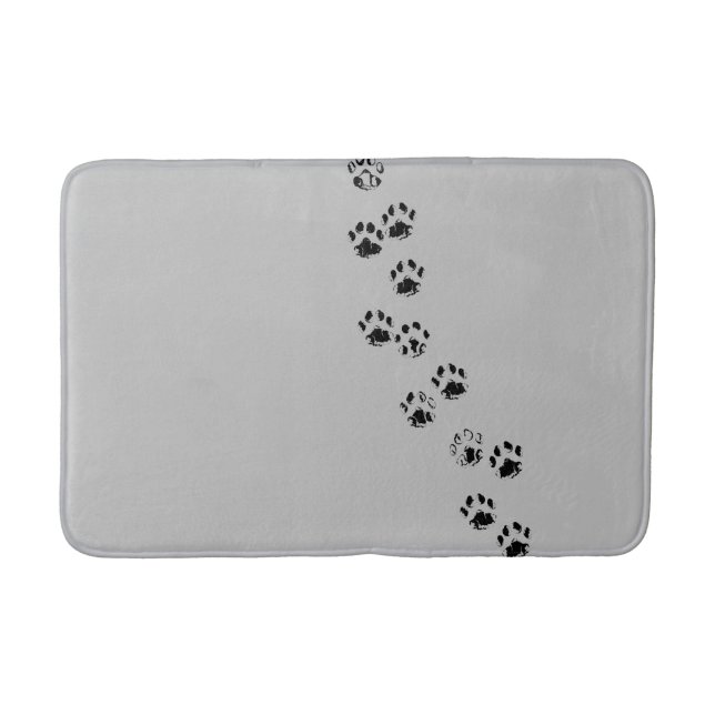 ALFOMBRILLA DE BAÑO BATHMAT -CAT IMPRESIONES/PISTAS (Anverso)
