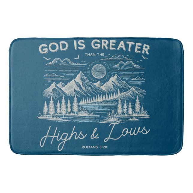 Alfombrilla De Baño Bathmat cristiano (Anverso)