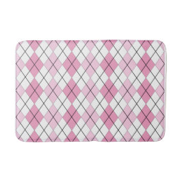 Alfombrilla De Baño Bathmat de arglos rosa y blanco