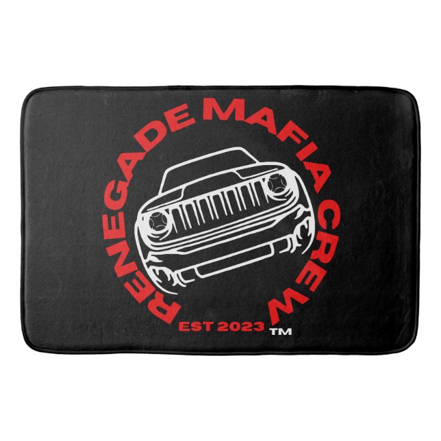 Alfombrilla De Baño Bathmat de equipo de mafia renegada (Anverso)