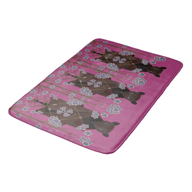 Alfombrilla De Baño Bathmat de Fox Boysenberry (Angular)