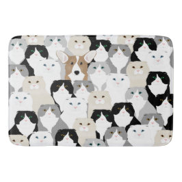 Alfombrilla De Baño Bathmat de gatos y perros