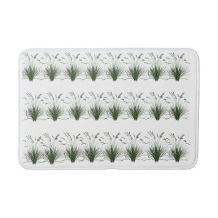 Alfombrilla De Baño "Bathmat de patrón de hierba verde - Naturaleza fr