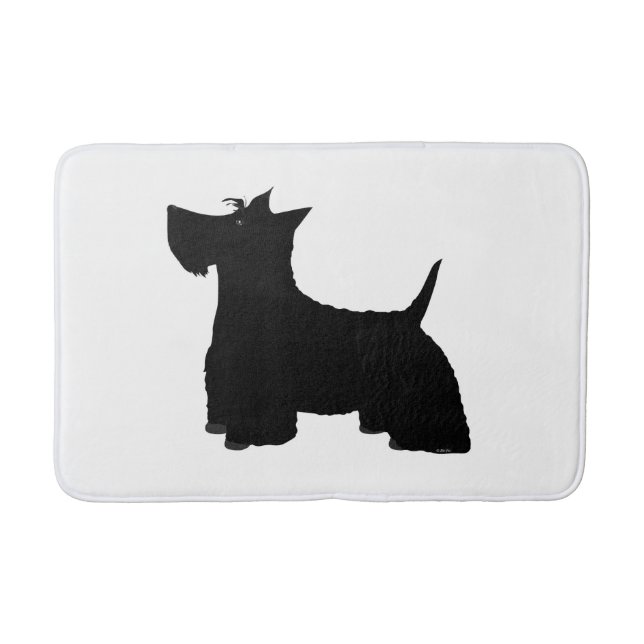 Alfombrilla De Baño Bathmat de Scottish Terrier (Anverso)
