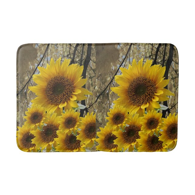 Alfombrilla De Baño Bathmat de Sunflower (Anverso)