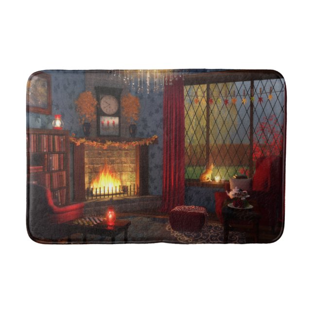 Alfombrilla De Baño Bathmat de tranquilidad de otoño (Anverso)