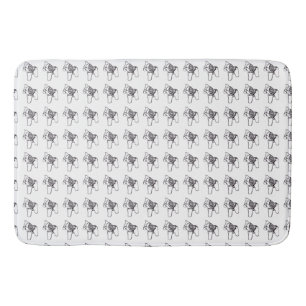 Alfombrilla De Baño Bathmat en el baño de los caballos de Dala