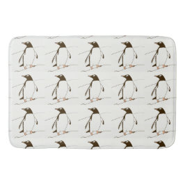 Alfombrilla De Baño Bathmat pingüino de Gentoo