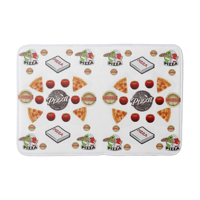 Alfombrilla De Baño Bathmat Pizza Bathmat (Anverso)